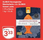 Norwegischer Räucherlachs im Angebot bei GLOBUS in Hoyerswerda Norwegischer Räucherlachs Angebote von GLOBUS bei GLOBUS Hoyerswerda für 3,33 €