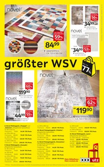 Teppichboden im XXXLutz Möbelhäuser Prospekt "Deutschlands größter WSV" mit 16 Seiten (Ludwigshafen (Rhein))