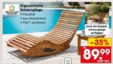 Ergonomische Schwungliege Angebote von Prestige Home Living Outdoor bei Netto Marken-Discount Braunschweig für 89,99 €