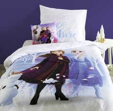 Parure Housse de couette 140x200 cm + 1 taie d’oreiller Reine des neiges - Géant Casino à La Ciotat Parure Housse de couette 140x200 cm + 1 taie d’oreiller Reine des neiges en promo chez Géant Casino La Ciotat