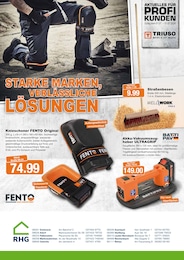 RHG Baucentrum Prospekt "Starke Marken – verlässliche Lösungen", 2 Seiten, 01.07.2026 - 01.07.2026 Aktueller RHG Baucentrum Prospekt, "Starke Marken – verlässliche Lösungen", mit Angeboten der Woche, gültig von 01.07.2026 bis 01.07.2026