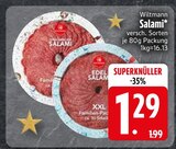 Salami von Wiltmann im aktuellen EDEKA Prospekt für 1,29 €