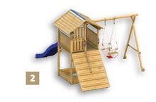 Spielanlage 'SILVAN' – Aufbauvarianten und Zubehör bei BAUHAUS in Berlin Spielanlage 'SILVAN' – Aufbauvarianten und Zubehör im Angebot bei BAUHAUS Berlin für 999,00 €