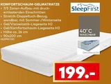 Aktuelle Matratze Angebote bei porta Möbel in Hildesheim Aktuelles Komfortschaum-Gelmatratze Angebot bei porta Möbel in Hildesheim ab 199,00 €