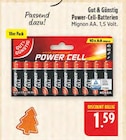 Power-Cell-Batterien Angebote von Gut & Günstig bei Marktkauf Schweinfurt für 1,59 €