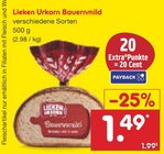 Netto Marken-Discount Rothenburg - Urkorn Bauernmild Angebot im Prospekt Urkorn Bauernmild bei Netto Marken-Discount im Rothenburg Prospekt für 1,49 €