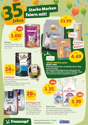 Whiskas Katzennahrung im Fressnapf Prospekt in Salzgitter Aktueller Fressnapf Prospekt mit Whiskas Katzennahrung, "Pfoten hoch, Preise runter!", Seite 4