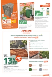 Promos Récupérateur D'eau dans le catalogue "LES 12 J QUI BOURGEONNENT DE BONNES AFFAIRES !" de Jardiland à la page 7