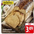 Schlossbrot im Angebot bei E center in Bietigheim-Bissingen Schlossbrot Angebote bei E center Bietigheim-Bissingen für 3,49 €