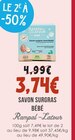 Savon surgras bébé - RAMPAL-LATOUR - Naturalia à Saint-Médard-en-Jalles Savon surgras bébé - RAMPAL-LATOUR en promo chez Naturalia Saint-Médard-en-Jalles à 3,74 €
