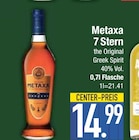 Spirituosen im EDEKA Prospekt Metaxa 7 Stern im aktuellen EDEKA Prospekt für 14,99 €