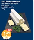 Stich Metercamembert im V-Markt Prospekt zum Preis von 1,49 €