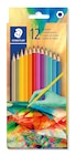 STAEDTLER® - Etui carton 12 crayons de couleur hexagonaux assortis - Edition Multiverse - STAEDTLER en promo chez Bureau Vallée Istres à 1,79 €