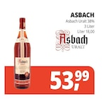 Getränke Hörl Siegenburg - Asbach Uralt Angebot im Prospekt Asbach Uralt bei Getränke Hörl im Siegenburg Prospekt für 53,99 €
