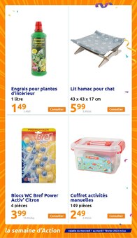 Promotion Meuble dans le prospectus Action, valable du 01/02/2023 au 07/02/2023 Promo Meuble dans le catalogue Action du moment à la page 2