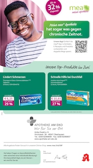 Aktueller mea - meine apotheke Prospekt (Oberhausen, 4 Seiten zum blättern mea - meine apotheke Prospekt Unsere Juni-Angebote mit 4 Seiten