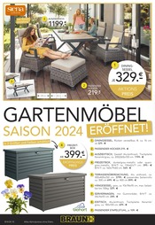 Aktueller BRAUN Möbel-Center Prospekt mit Hängematte, "GARTENMÖBEL SAISON 2024 ERÖFFNET!", Seite 10