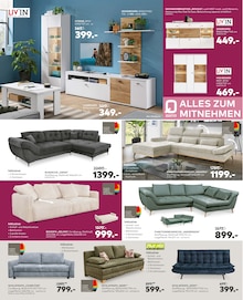 Couch im porta Möbel Prospekt "Mach das Leben komplett." mit 4 Seiten (Bielefeld)