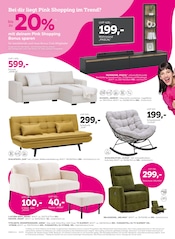Couch im mömax Prospekt in Bad Salzuflen Aktueller mömax Prospekt mit Couch, "Bei dir liegt Pink Shopping im Trend?", Seite 2