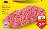 Aktuelles Schweine-Hackfleisch Angebot bei Netto Marken-Discount in Jena ab 2,69 €