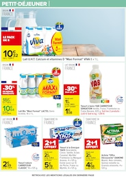 Offre Lait dans le catalogue Carrefour du moment à la page 11