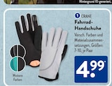 Fahrrad-Handschuhe im Angebot bei ALDI SÜD in Schwabach Fahrrad-Handschuhe Angebote von Crane bei ALDI SÜD Schwabach für 4,99 €