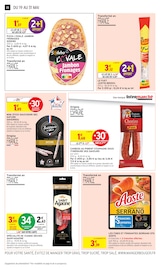 Promos Saucisse dans le catalogue "25% DE REMISE IMMÉDIATE OU D'AVANTAGE CARTE" de Intermarché Super Saucisse en promo dans le catalogue Intermarché Super à la page 20