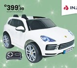 Voiture électrique Porsche Cayenne S 12 V blanche ❘ 3 ans - INJUSA dans le catalogue JouéClub