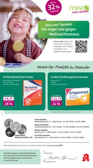 mea - meine apotheke Prospekt der Woche "Unsere Dezember-Angebote" Seite 1, 01.12.2025 bis 31.12.2025 für Potsdam Aktueller mea - meine apotheke Prospekt "Unsere Dezember-Angebote" Seite 1 von 4 Seiten für Potsdam