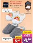 Aktuelles Damen oder Herren Hausschuhe Angebot bei Netto Marken-Discount in Mönchengladbach ab 4,99 €