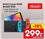 Switch (neues OLED-Modell) 2021 Angebote von Nintendo bei Netto Marken-Discount Homburg für 299,00 €