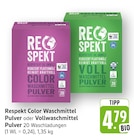 Color Waschmittel Pulver Angebote von Respekt bei EDEKA Karlsruhe für 4,79 €