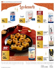 Promo Farine dans le catalogue Carrefour du moment à la page 22