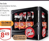 Aktuelles Vita Cola Angebot bei GLOBUS in Neubrandenburg ab 8,49 €