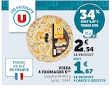Pizza 4 Fromages - U en promo chez U Express Créteil à 1,67 €