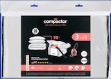 Lot de 3 housses de rangement sous vide Taille M 125L - COMPACTOR - Intermarché Super à Rennes Lot de 3 housses de rangement sous vide Taille M 125L - COMPACTOR en promo chez Intermarché Super Rennes à 29,90 €