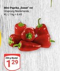 Mini-Paprika Sweet rot im Angebot bei GLOBUS in Gera Mini-Paprika Sweet rot Angebote bei GLOBUS Gera für 1,29 €