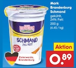 Schmand Angebote von Mark Brandenburg bei Netto Marken-Discount Brandenburg für 0,89 €