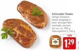 EDEKA Bingen - Schmucker Steaks Angebot im Prospekt Schmucker Steaks bei EDEKA im Bingen Prospekt für 1,29 €