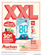 Prospectus Supermarchés Auchan Hypermarché en cours à Bondues et alentours, "XXL", 51 pages, 18/08/2026 - 30/08/2026 Catalogue Supermarchés Auchan Hypermarché en cours à Bondues et alentours, "XXL", 51 pages, 18/08/2026 - 30/08/2026