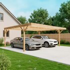 Carport bois 2 voitures à 699,00 € dans le catalogue Brico Dépôt
