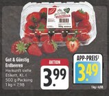 Erdbeeren im Angebot bei EDEKA in Weiden Erdbeeren Angebote von Gut & Günstig bei EDEKA Weiden für 3,49 €