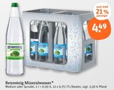 Mineralwasser im Angebot bei tegut in Jena Mineralwasser Angebote von Rennsteig bei tegut Jena für 4,49 €