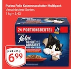 Katzennassfutter Multipack im Angebot bei GLOBUS in Wolfenbüttel Katzennassfutter Multipack Angebote von Purina Felix bei GLOBUS Wolfenbüttel für 6,99 €