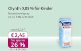 Olynth 0,05 % für Kinder Angebot in Asperg Olynth 0,05 % für Kinder im aktuellen Prospekt bei mea - meine apotheke in Asperg