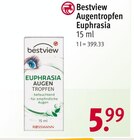 Augentropfen Euphrasia von Bestview für 5,99 € bei Rossmann im Angebot Augentropfen Euphrasia von Bestview im aktuellen Rossmann Prospekt