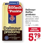 Kaffee prodomo Angebote von Dallmayr bei E center Dreieich für 5,79 €