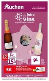 Auchan Catalogue "La foire aux vins, au plus proche des vignerons", 56 pages, Montpellier, 27/09/2022 - 11/10/2022 Auchan Catalogue "La foire aux vins, au plus proche des vignerons", 56 pages, Montpellier, 27/09/2022 - 11/10/2022