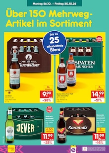 Jever im Netto Marken-Discount Prospekt "Aktuelle Angebote" mit 74 Seiten (Chemnitz)