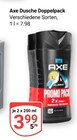 Dusche Doppelpack im Angebot bei GLOBUS in Neubrandenburg Dusche Doppelpack Angebote von Axe bei GLOBUS Neubrandenburg für 3,99 €